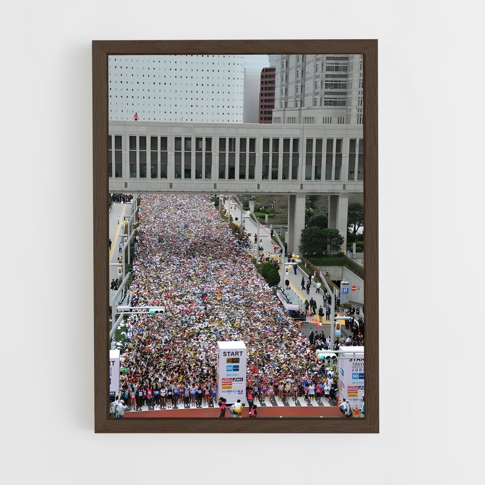 Poster La Rue des Runners – affiche Athlétisme (vue 5)
